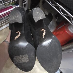 UGG Black Heeled Boots for Women